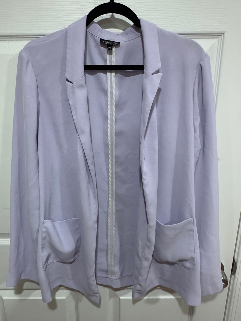 Topshop Women's Lavender Blazer